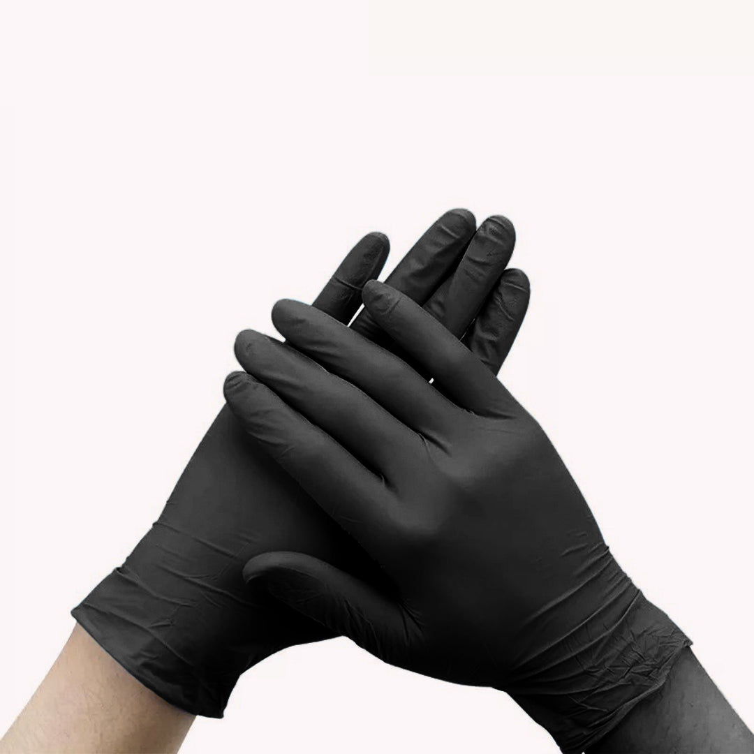 7 mil Black Nitrile Exam Gloves