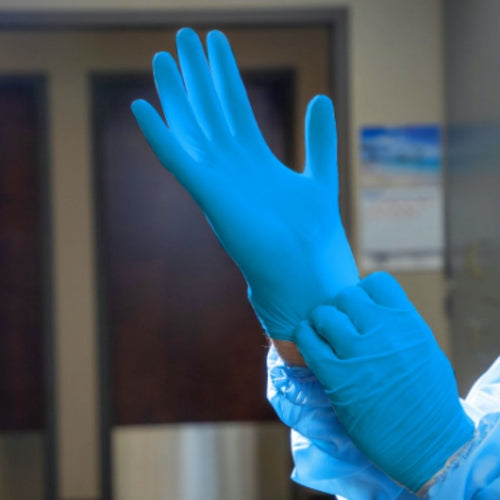 6 mil Blue Nitrile Exam Glove3.5 mil Blue Nitrile Exam Glove4 mil Blue Nitrile Exam Glove