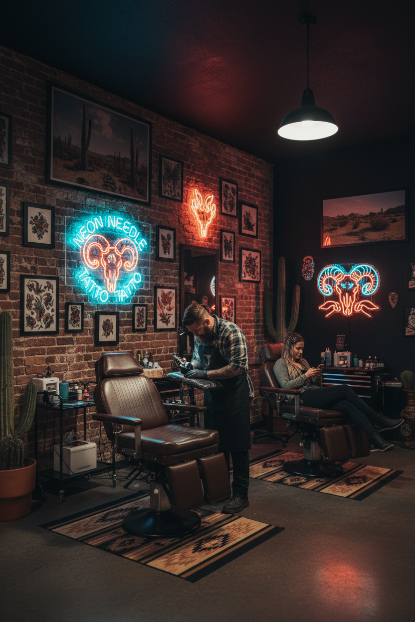 Nevada Tattoo Parlour Interior